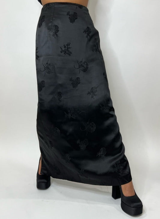 Long Black Skirt-Size 1
