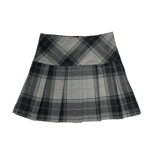 Plaid Mini Skirt-Size 2